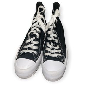 black platform converse (size 9.5)
